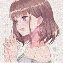 留言用户使用的二次元女生头像一